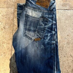 PRPS Blue Relaxed Jeans with Distressed Look